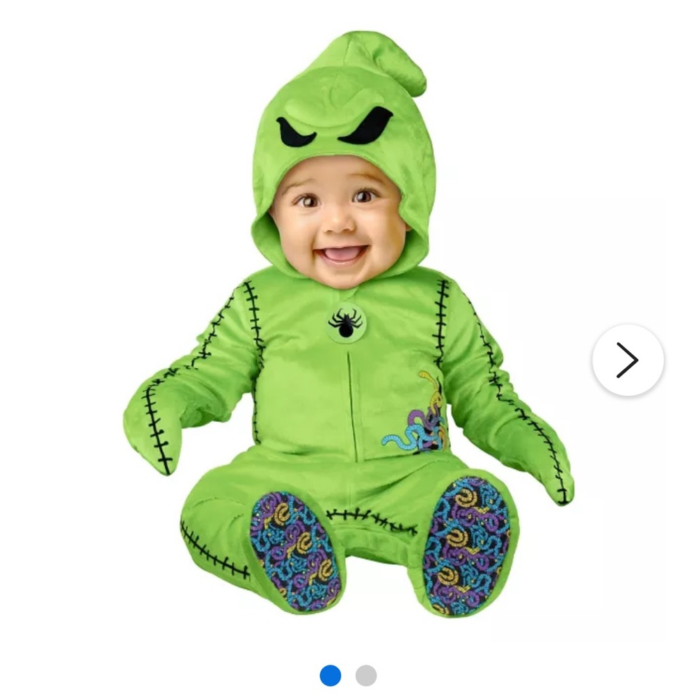 Spirit Halloween Oogie Boogie Baby Jumpsuit Costume